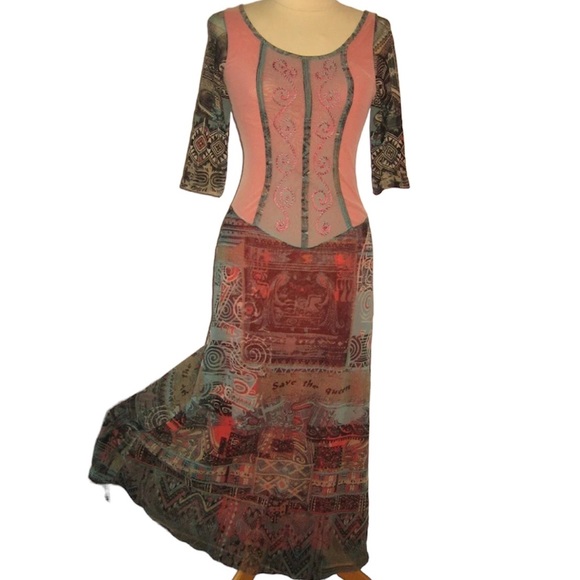 Save The Queen Dresses Save The Queen Mesh Maxi Dress Poshmark